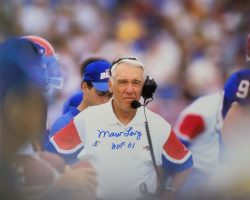 Autographed MARV LEVY Buffalo Bills 16x20 Photo