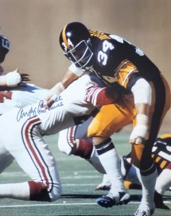 Autographed Andy Russell Pittsburgh Steelers 16x20 Photo