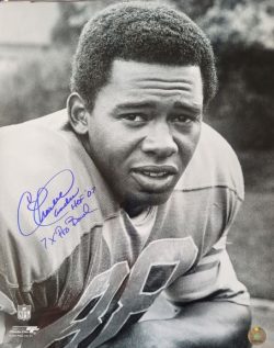 AUTOGRAPHED CHARLIE SANDERS 16 X 20 Detroit Lions Photo