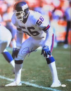 Autographed Lawrence Taylor New York Giants 16X20 Photo JSA