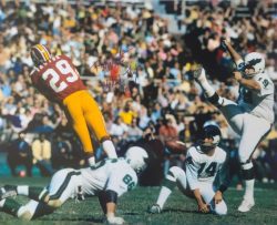 Autographed TED VACTOR 16x20 Washington Redskins Photo