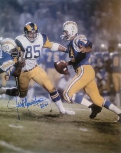AUTOGRAPHED JACK YOUNGBLOOD HOF 16x20 Los Angeles Rams Photo