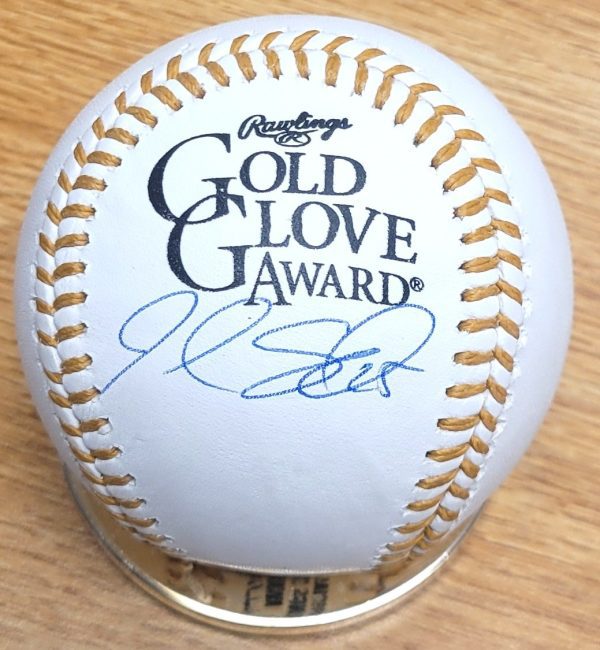 JACOB STALLINGS Autographed Official Gold Glove Major League Baseball