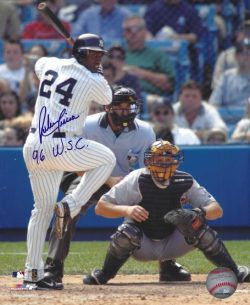 AUTOGRAPHED RUBEN SIERRA "96 WSC" 8X10 New York Yankees Photo