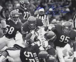 Autographed LESLIE FRAZIER 8X10 Chicago Bears Photo