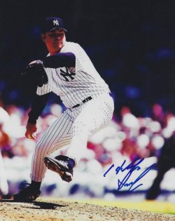 AUTOGRAPHED HIDEKI IRABU 8x10 New York Yankees Photo