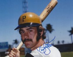 AUTOGRAPHED DAVE AUGUSTINE 8x10 Pittsburgh Pirates Photo