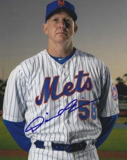 Autographed DAVE EILAND 8X10 New York Mets photo