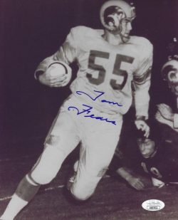 Autographed Tom Fears Los Angeles Rams 8x10 photo with JSA COA