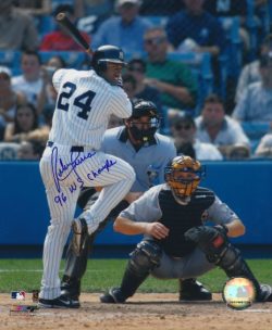 AUTOGRAPHED RUBEN SIERRA "96 WS Champs" 8X10 New York Yankees Photo