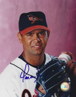 Autographed OMAR DAAL 8x10 Baltimore Orioles Photo