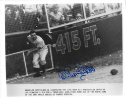 AUTOGRAPHED AL GIONFRIDDO 8x10 Brooklyn Dodgers photo