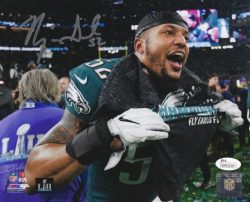 Autographed NAJEE GOODE 8X10 Philadelphia Eagles Photo JSA