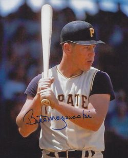 Autographed BILL MAZEROSKI 8x10 Pittsburgh Pirates Photo