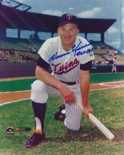 Autographed HARMON KILLEBREW "HOF 84" 8X10 Minnesota Twins Photo
