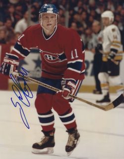 AUTOGRAPHED SAKU KOIVU 8x10 Montreal Canadiens Photo
