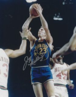 AUTOGRAPHED JEFF MULLINS 8X10 Golden State Warriors