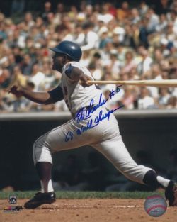 AUTOGRAPHED ED CHARLES "69 World Champs" 8x10 New York Mets photo