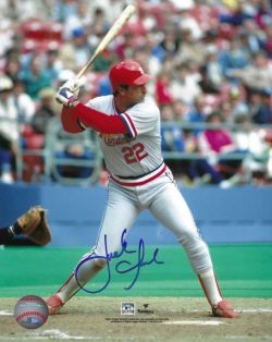 AUTOGRAPHED JACK CLARK 8x10 St. Louis Cardinals photo