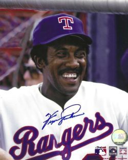 Autographed FERGIE JENKINS 8X10 Texas Rangers Photo