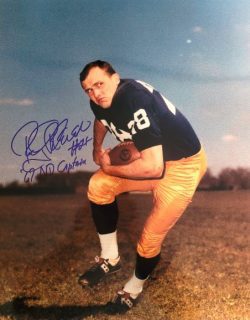 Autographed Rocky Bleier Notre Dame "67 ND Captain" 16x20 Photo