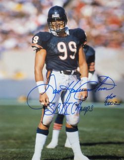 Autographed 16x20 Dan Hampton Chicago Bears photo