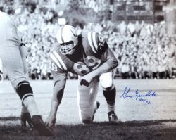 AUTOGRAPHED GINO MARCHETTI 16x20 Baltimore Colts Photo