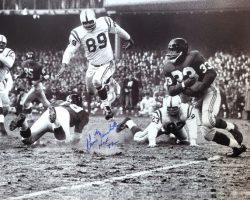 AUTOGRAPHED GINO MARCHETTI 16x20 Baltimore Colts Photo