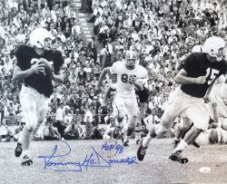 Autographed Tommy McDonald Oklahoma Sooners Football 16x20 Photo w/ JSA COA