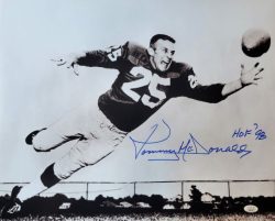 Autographed Tommy McDonald Philadelphia Eagles Football 16x20 Photo w/ JSA COA