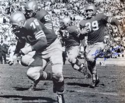 AUTOGRAPHED HUGH MCELHENNY 16X20 San Francisco 49ers Photo