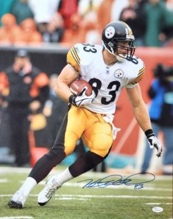 Autographed HEATH MILLER 16x20 Pittsburgh Steelers Photo with JSA COA