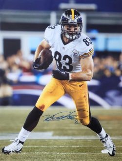 Autographed HEATH MILLER 16x20 Pittsburgh Steelers Photo with JSA COA