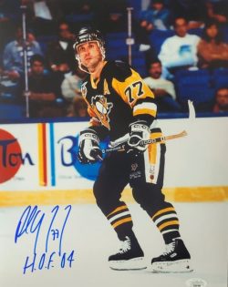 Autographed PAUL COFFEY "HOF 04" 11x14 Pittsburgh Penguins Photo JSA