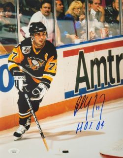 Autographed PAUL COFFEY "HOF 04" 11x14 Pittsburgh Penguins Photo JSA