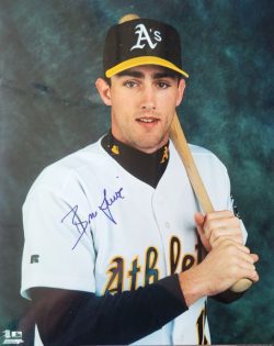 AUTOGRAPHED BEN GRIEVE 16X20 Oakland A's Photo
