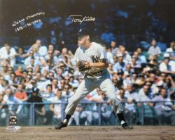 AUTOGRAPHED 16x20 Tony Kubek New York Yankees Photo