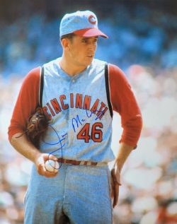 Autographed JIM MALONEY 16x20 CINCINNATI REDS photo