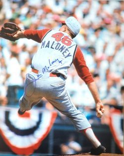 Autographed JIM MALONEY 16x20 CINCINNATI REDS photo