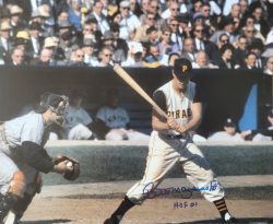 Autographed Bill Mazeroski "HOF 01" Pittsburgh Pirates 16x20 Photo