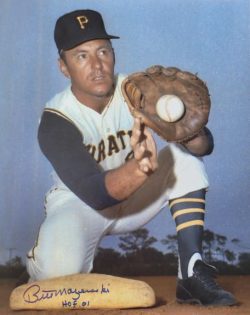 Autographed Bill Mazeroski "HOF 01" Pittsburgh Pirates 16x20 Photo