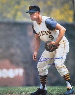 Autographed Bill Mazeroski "HOF 01" Pittsburgh Pirates 16x20 Photo