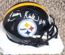 Autographed LEVON KIRKLAND Pittsburgh Steelers Mini Helmet