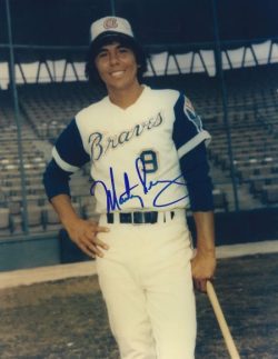 AUTOGRAPHED MARTY PEREZ 8X10 Atlanta Braves photo