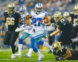 Autographed  J J Wilcox  8x10 Dallas Cowboys Photo