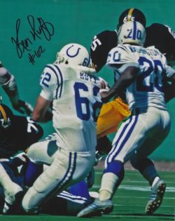 AUTOGRAPHED KEN HUFF 8x10 Baltimore Colts Photo