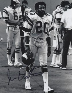 AUTOGRAPHED JOHN OUTLAW 8x10 Philadelphia Eagles Photo