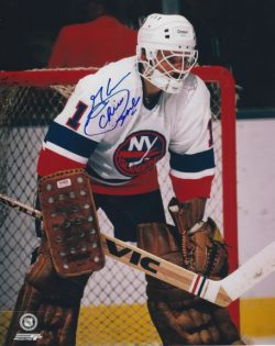 Autographed GLENN CHICO RESCH 8X10 New York Islanders Photo