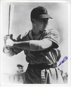 AUTOGRAPHED DEL ENNIS 8x10 Philadelphia Phillies photo