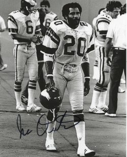 AUTOGRAPHED JOHN OUTLAW 8x10 Philadelphia Eagles Photo